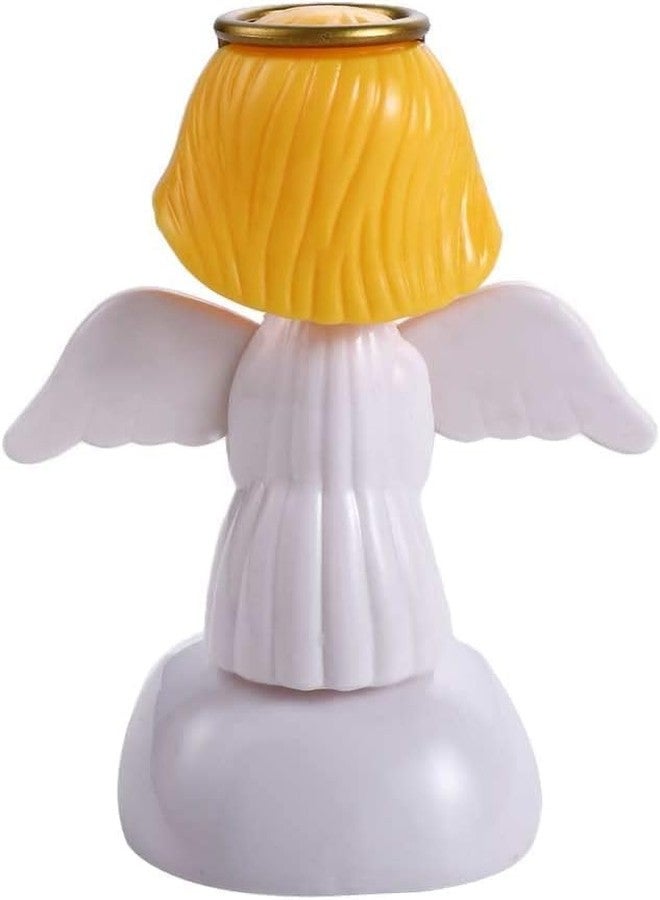 Sluswallow 1Pc Solar Powered Dancing Toys,Angel Solar Dancing Figures,Solar Powered Shaking Hand Doll Toys,for Car Decoration Window Car Dashboard Automotive Interior Accessorie Solar Power Kits Toys and Games - Image 4